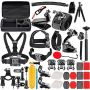 Universal set of accessories for GoPro 50in1 cameras