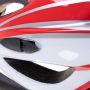 Uniwersalny kask rowerowy - czerwono biały