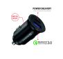 USB-C + Super Charge 3.0 30W Nano Swissten Car Adapte rPower Delivery - black