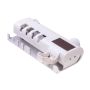 UV toothbrush holder with a paste dispenser - white