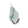 Vegetable and fruit peeler with finger grip - black and blue