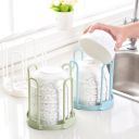 Vertical plate / bowl stand - green