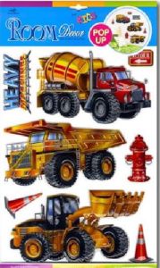 Wall decoration 3D - Trucks