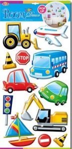 Wall decoration 3D - Vehicles 3