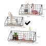 Wall shelf 29.5 cm - black