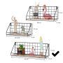 Wall shelf 45 cm - black