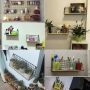Wall shelf 45 cm - white, type II