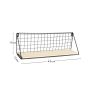  Wall shelf 45 x 12 cm - black