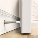 Wall stop for the door - silver