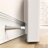 Wall stop for the door - silver