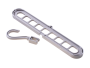 Wardrobe organizer for hangers - gray