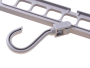 Wardrobe organizer for hangers - gray