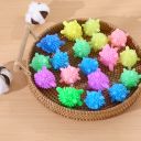 Washing ball - softening and drying fabric 2pcs - yellow