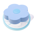 Washing machine hair removal / collection net - blue