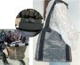 Waterproof bicycle basket - black 