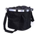 Waterproof bicycle basket - black 