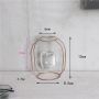 Wazon hydroponiczny, skandynawski - Rose Gold, wys. 15 cm