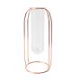 Wazon hydroponiczny, skandynawski - Rose Gold, wys. 24 cm