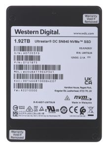 WESTERN DIGITAL SSD ULTRASTAR 1.92TB PCIE 0TS1875