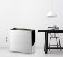 Wide geometric flower pot from the Mirror collection, 75x28 cm