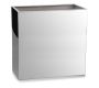 Wide geometric flower pot from the Mirror collection, 75x28 cm