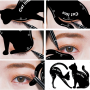 Wielofunkcyjny szablon do malowania oczu (2szt) Cat Eye Card