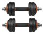 Wielofunkcyjny zestaw obciążeń 3w1 FED 15kg black