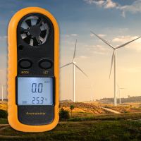 Wind speed and temperature meter / Anemometer