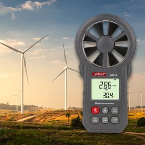 Wind speed and temperature meter / Anemometer / Wind meter