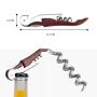 Wine opener / corkscrew - red