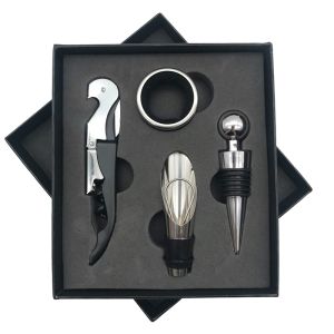 Wine set in a box - black