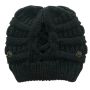 Winter pony hat - black