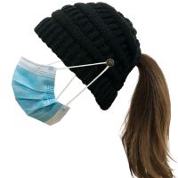 Winter pony hat - black
