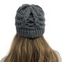 Winter pony hat - gray