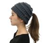 Winter pony hat - gray