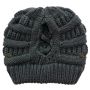 Winter pony hat - gray