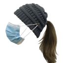 Winter pony hat - gray