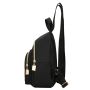 Women's mini backpack - black