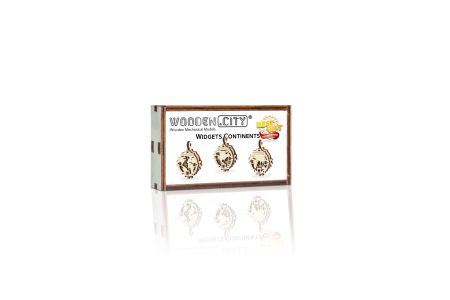 Wooden 3D Puzzle - Continents