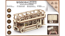 Wooden 3D Puzzle - London Bus