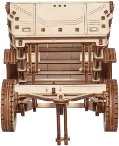 Wooden 3D Puzzle - Military Trailer