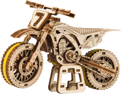 Wooden 3D Puzzle - MotoCross