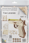 Wooden 3D Puzzle - Pistol The Legend BRT-9