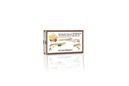 Wooden 3D Puzzle - Pistols