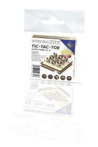 Wooden 3D Puzzle - Tic-Tac-Toe Game No. 1