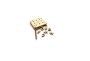 Wooden 3D Puzzle - Tic-Tac-Toe Game No. 1