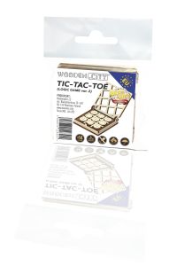 Wooden 3D Puzzle - Tic-Tac-Toe Game No. 2