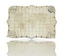 Wooden Model of the World Map (series with names)