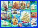 Wooden Puzzle with Figurines - Floating Ships