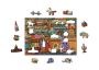 Wooden Puzzle with figurines - Florist M 200 elements